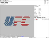 UFC Embroidery File 4 size