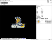 Uncg Embroidery File 5 size