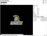 Uncg Embroidery File 5 size