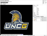 Uncg Embroidery File 5 size