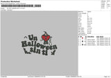 Un Halloween Sin Ti v1 Emboidery File 6 sizes