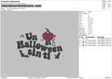 Un Halloween Sin Ti v1 Emboidery File 6 sizes