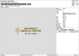 Univtext 2412 Embroidery File 6 sizes
