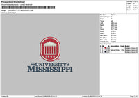 Univtext 0105 Embroidery File 6 sizes