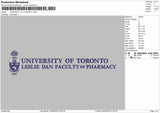 Univ Text 0906 Embroidery Machine Design File 6 sizes