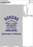 Unsatext Embroidery File 6 sizes