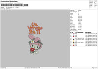 Un Verano Sin Ti Embroidery File 6 sizes