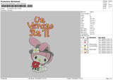 Un Verano Sin Ti Embroidery File 6 sizes