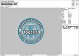 Uohsacircle Embroidery File 6 sizes