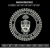 Madicinecircle Embroidery File 6 sizes