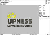 Upnesstext Embroidery File 6 sizes
