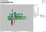 Up Town Embroidery File 6 sizes