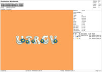 Urtgvtext Embroidery File 6 sizes