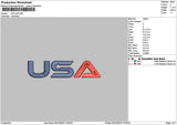Usatext Puff Embroidery File 6 sizes