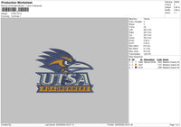 Utsa Embroidery File 6 sizes