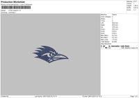 Utsa M Embroidery File 6 sizes