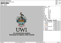 Uwitext Embroidery File 6 sizes