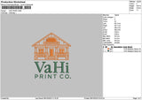 Vahitext Embroidery File 6 sizes