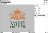Vahitext Embroidery File 6 sizes