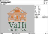 Vahitext Embroidery File 6 sizes