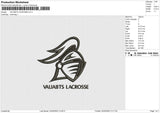 Valiabt Lacrosse Embroidery File 4 size