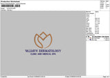 Valsayntext Embroidery File 6 sizes