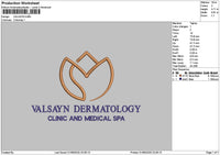 Valsayntext Embroidery File 6 sizes