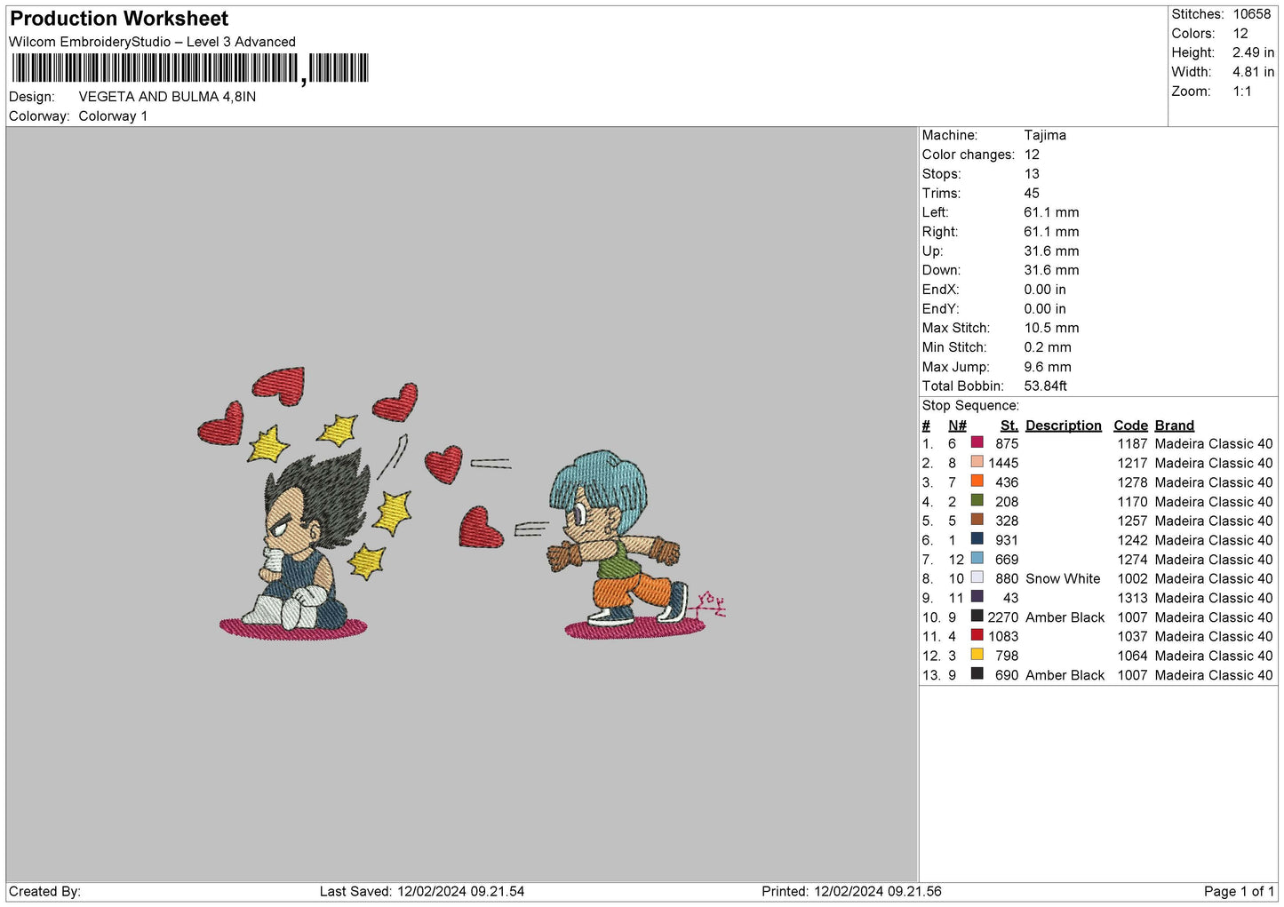 Vegetabulma02 Embroidery File 6 sizes