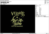 Starstext01 Embroidery File 6 sizes
