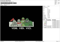 Veni VV Embroidery File 6 sizes