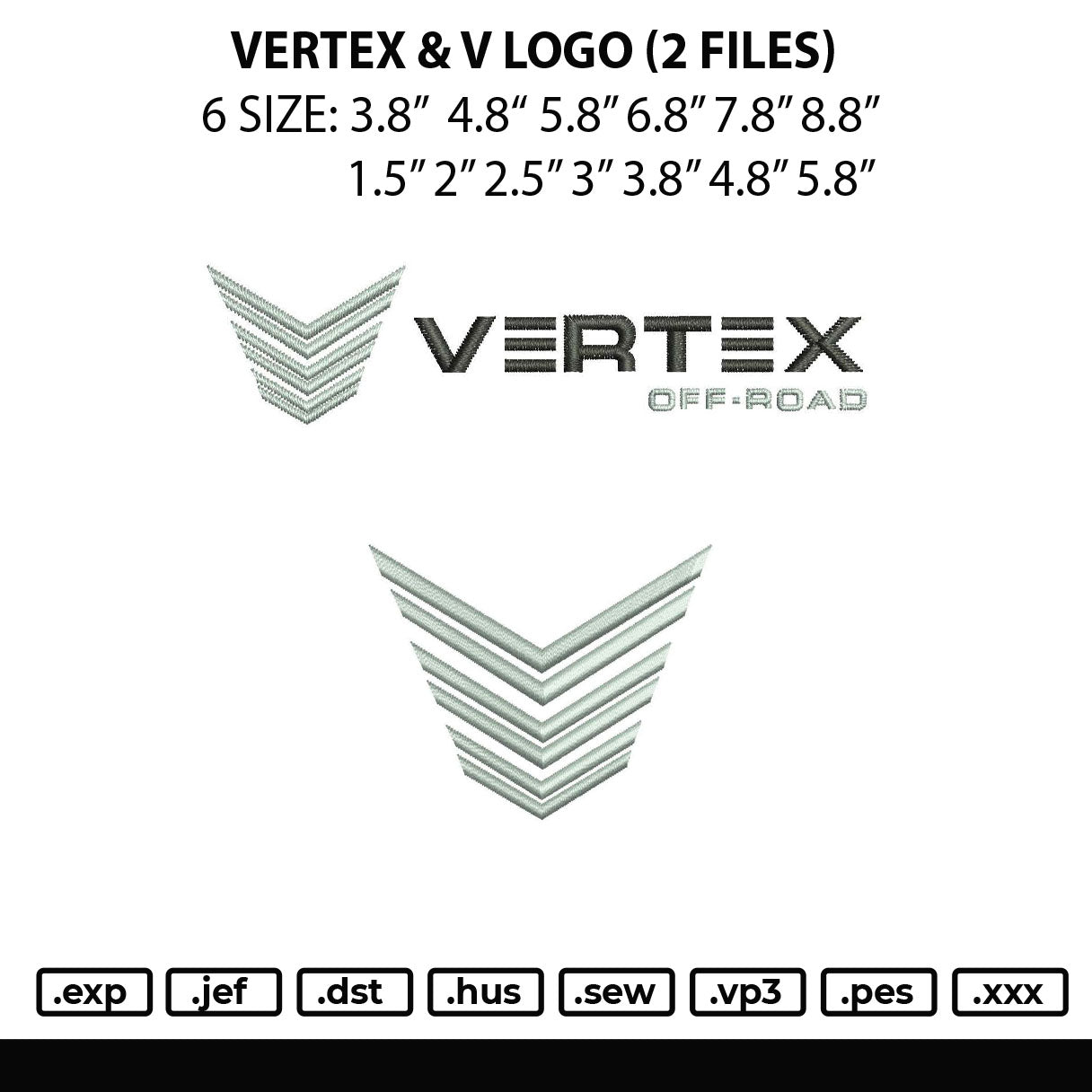 Vertex Embroidery 2 Files
