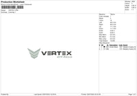 Vertex Embroidery 2 Files