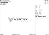 Vertex Embroidery 2 Files