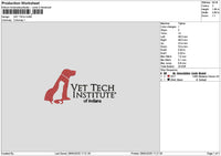 Techtext 02 Embroidery File 6 sizes