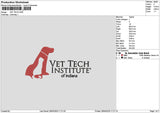 Techtext 02 Embroidery File 6 sizes