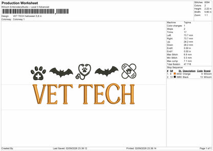 Tect Text 0209 Embroidery Machine Design File 6 sizes