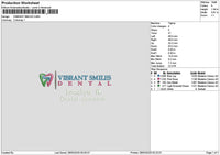 Smilestext Embroidery File 6 sizes