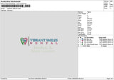 Smilestext Embroidery File 6 sizes