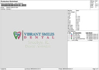 Smilestext Embroidery File 6 sizes