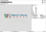 Smilestext Embroidery File 6 sizes