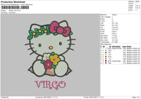 Virgo Hk Embroidery File 6 sizes