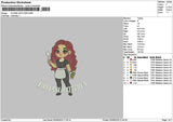 Viviansliltext Embroidery File 6 sizes