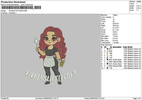 Viviansliltext Embroidery File 6 sizes