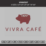 Vivratext Embroidery File 6 sizes