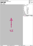 Separate Symbols Embroidery File 2 sizes