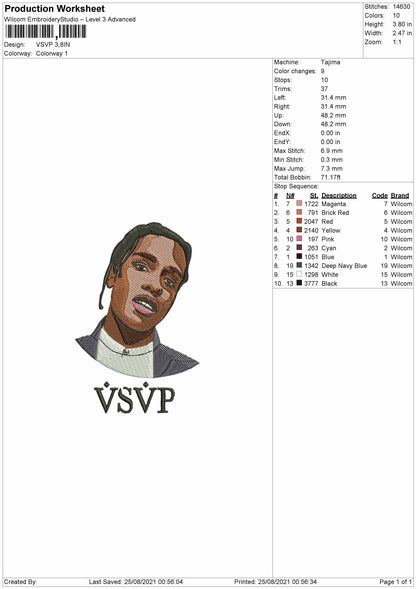 VSVP Embroidery File 4 size