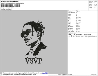 VSVP V2 Embroidery File 4 size