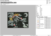 Vasto Lorde Ichigo Embroidery File 4 size