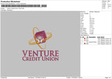 Venture Embroidery File 6 sizes