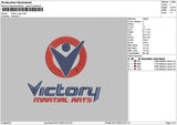 Victorytext 0411 Embroidery File 6 sizes